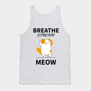 Breathe Stretch Meow Tank Top